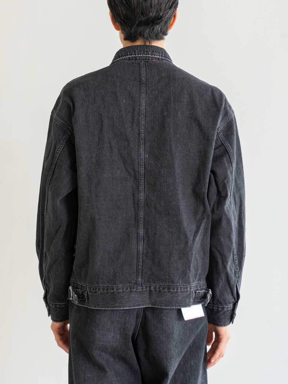 さるページ Selvage Denim Zip Jacket-サルベージデニムジップジャケット