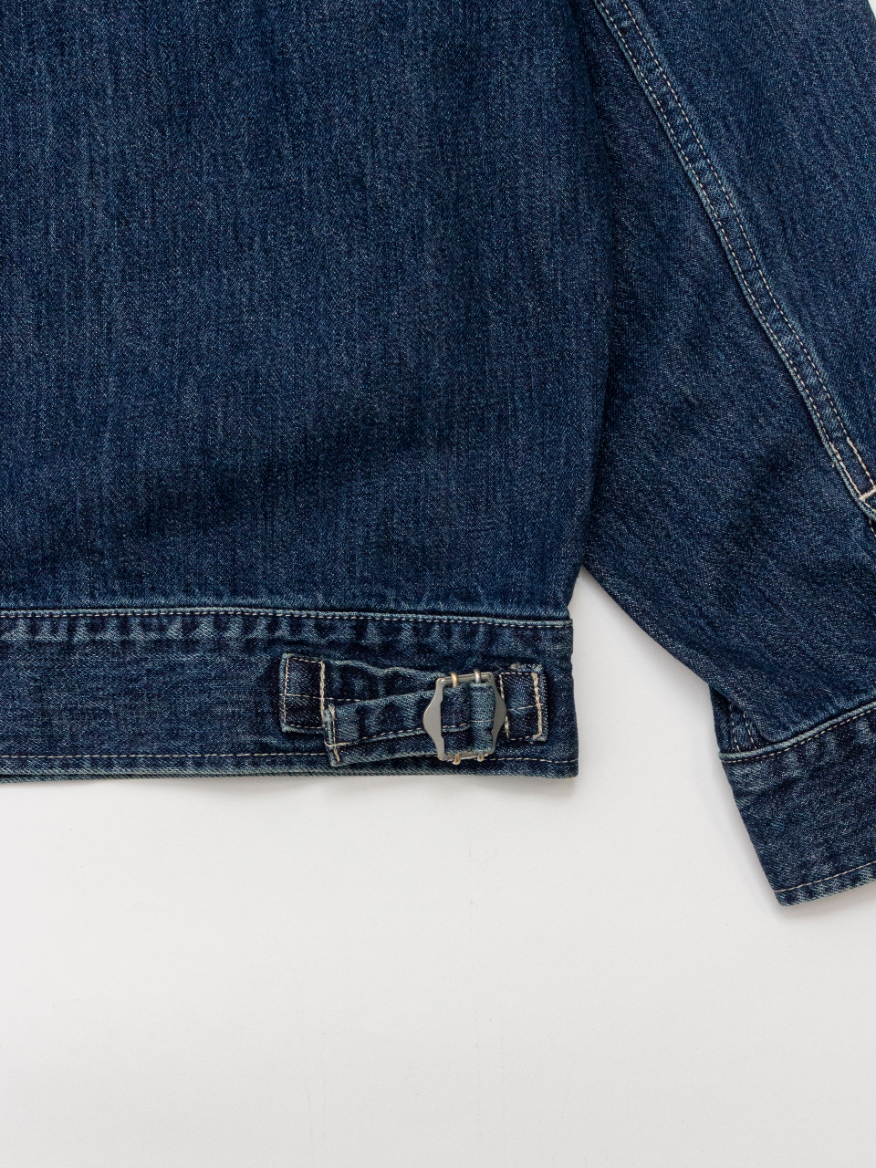 さるページ Selvage Denim Zip Jacket-サルベージデニムジップジャケット