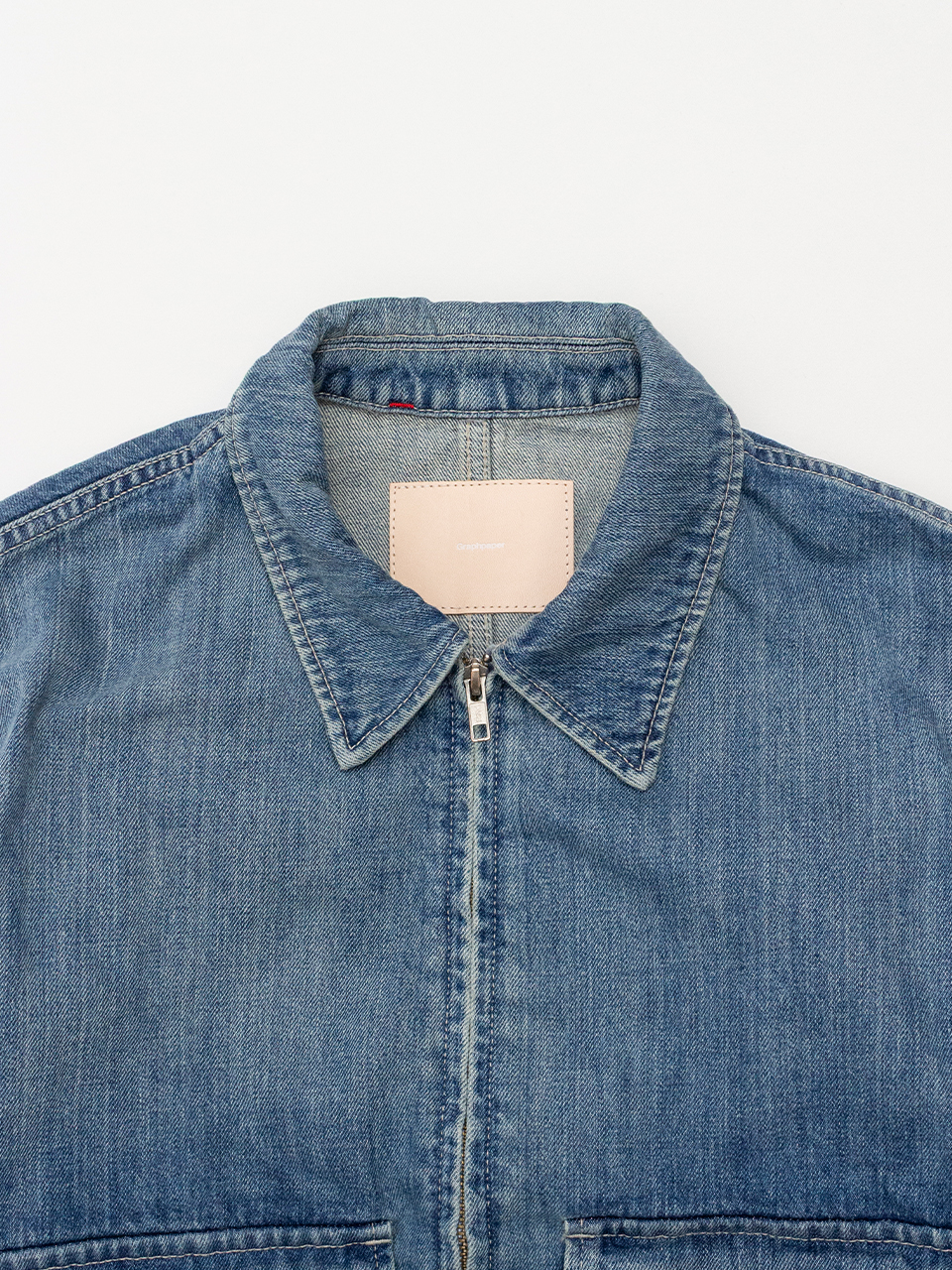 Graphpaper セルビッジデニムジップジャケット サイズ1 Graphpaper (グラフペーパー) Selvage Denim Zip Jacket