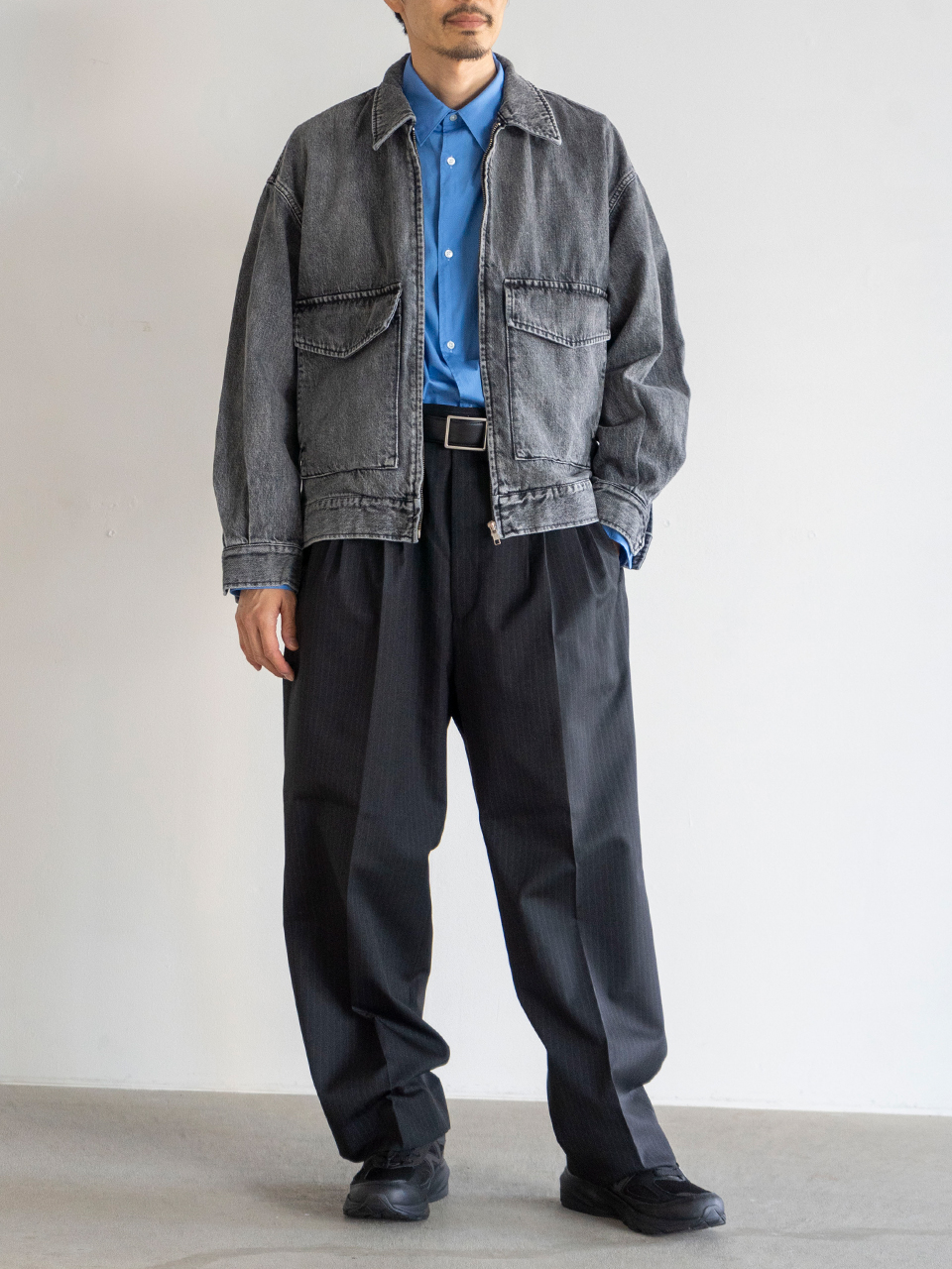 Selvage Denim Zip Jacket-サルベージデニムジップジャケット