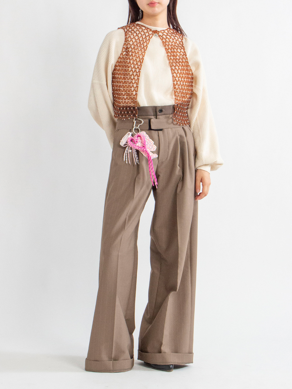 satin bra bijou bustier CHIKA KISADAビスチェ satin bra bijou bistier(FREE CLEAR): Chika Kisada: WOMENS