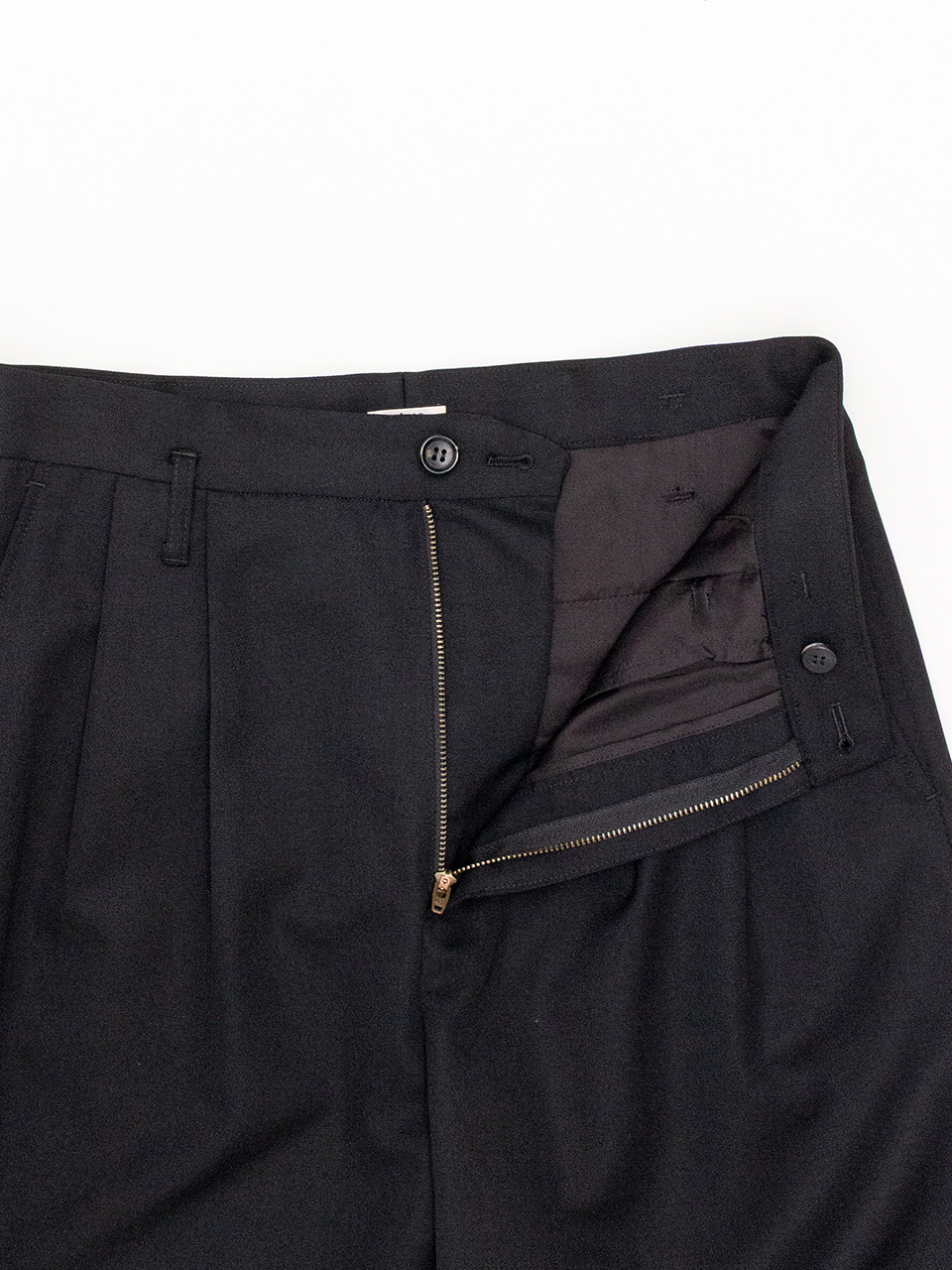 nowos ノーウォス　パンツ nowos/WIDE LEG PANTS(BLACK)