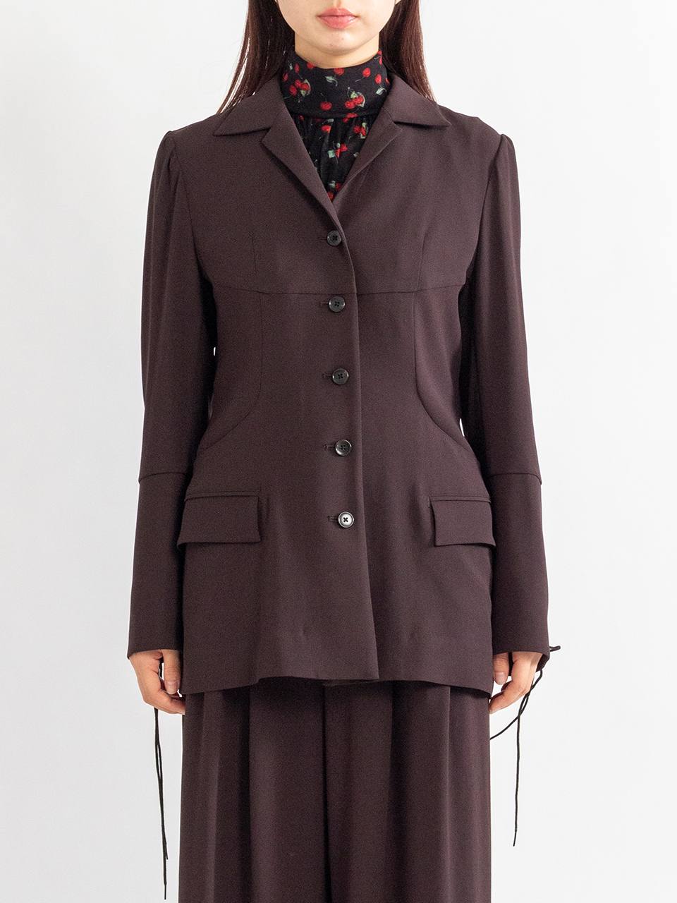 CREPE SHIRT JACKET-クレープシャツジャケット-FETICO
