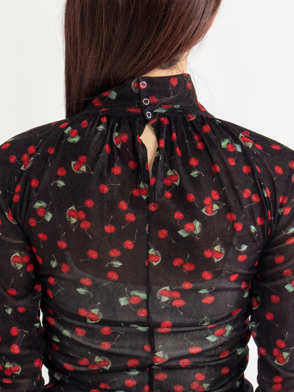 TULLE FRILLED BODYSUIT FETICO 25ss fetico フェティコ 花柄トップス