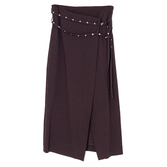 CREPE WRAP SKIRT-クレープラップスカート-FETICO（フェティコ）通販