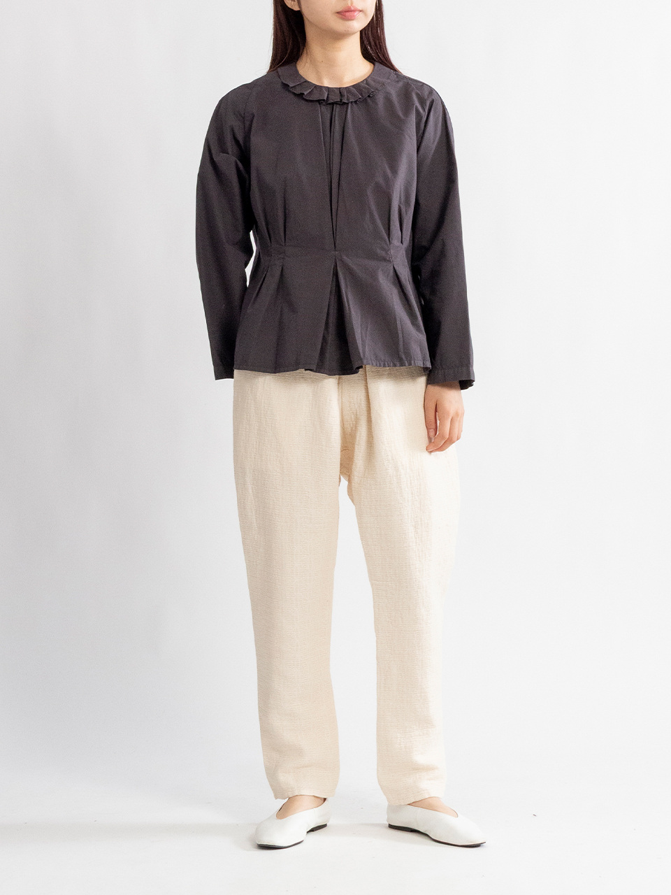 Flower of Life sashiko tattuke pants-フラワーオブライフさし