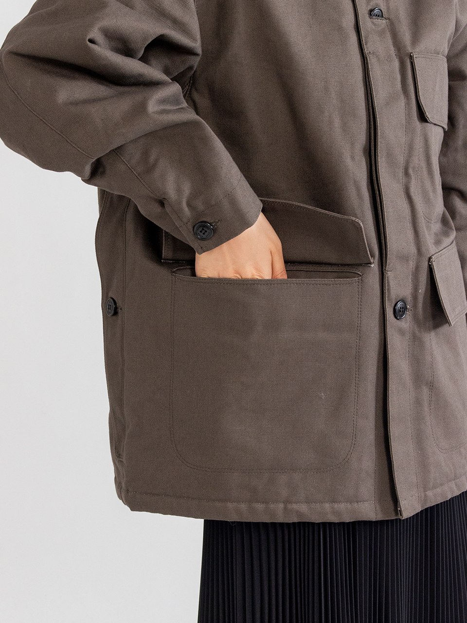 【美品】シークエル ダックジャケット XL 10211-250212-0528_1.jpg
