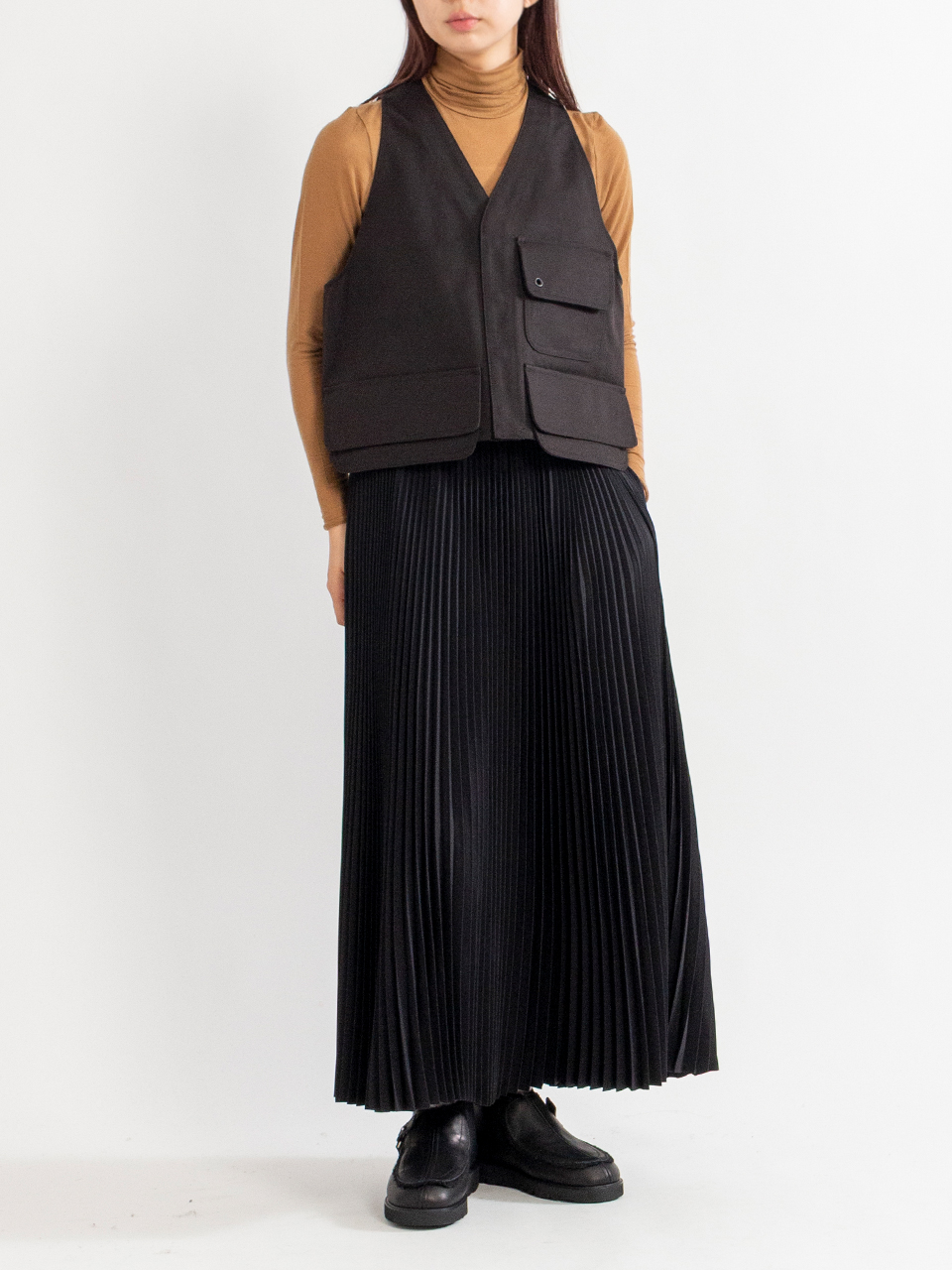 HYKE ベスト　ジレ HYKE - ハイク P/R STRETCH SLEEVELESS LONG BLAZERの通販 by
