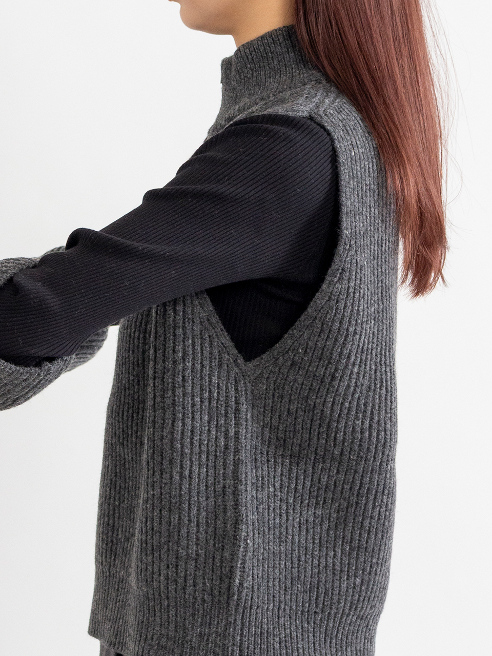 美品 heve へイヴ ペダルニット チャコール 新品タグ付】Heve へイヴ ペダルニット チャコール - メルカリ