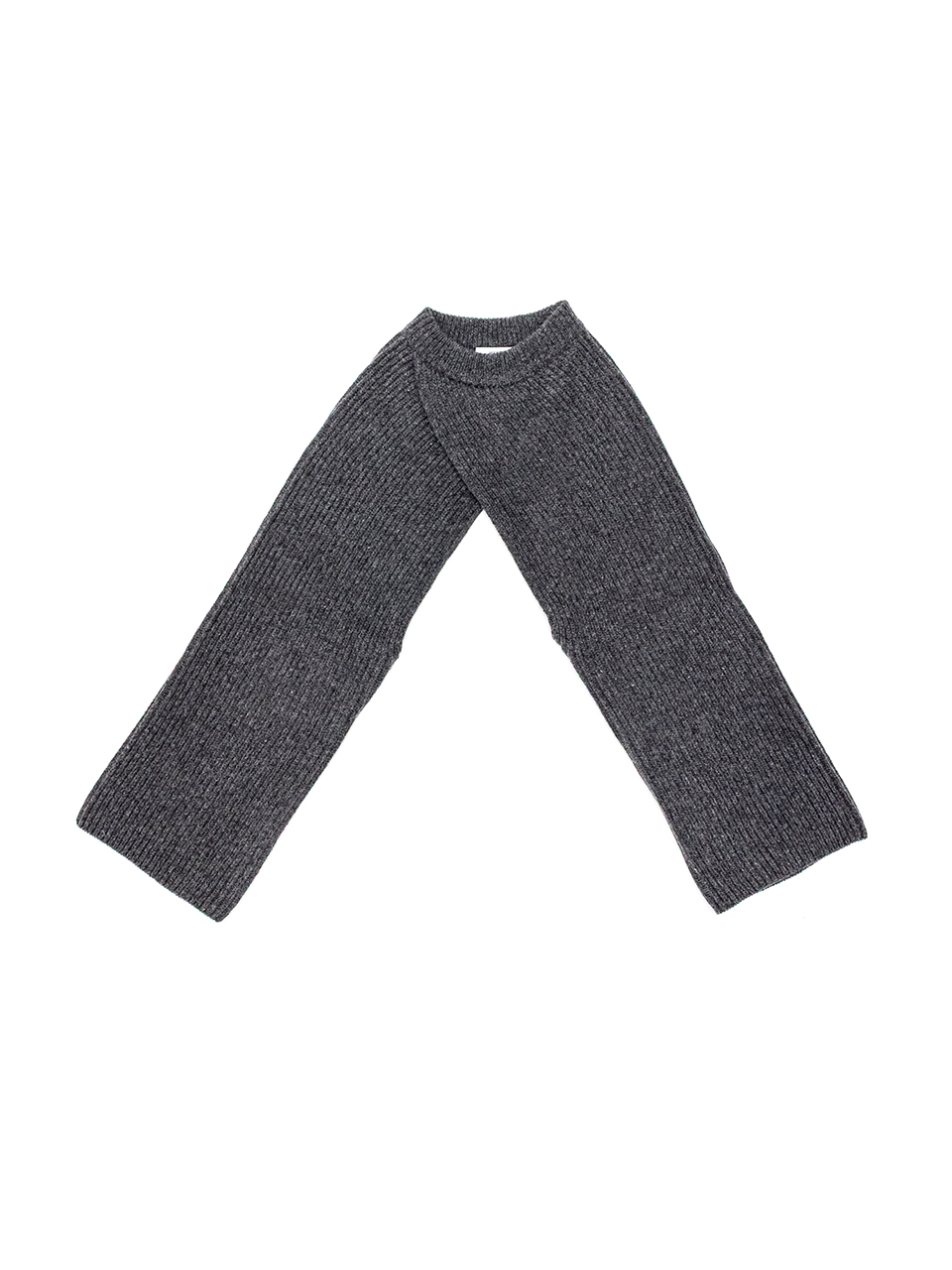 RIBBED KNIT WOOL SHRUG-リブニットウールシュラグ-HYKE（ハイク