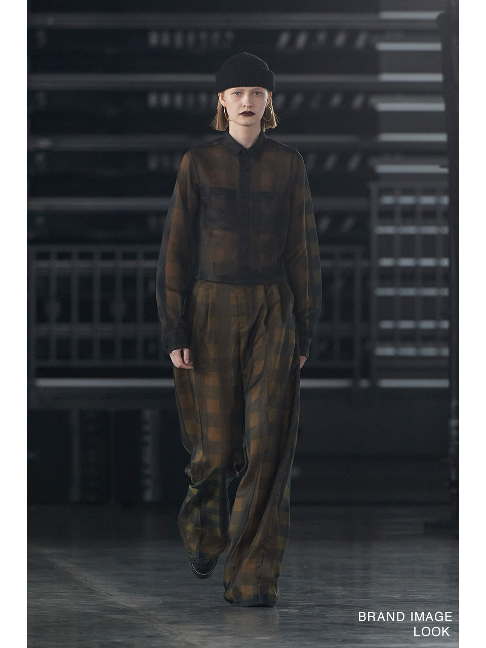 RIBBED KNIT WOOL BEANIE-リブニットウールビーニー-HYKE（ハイク