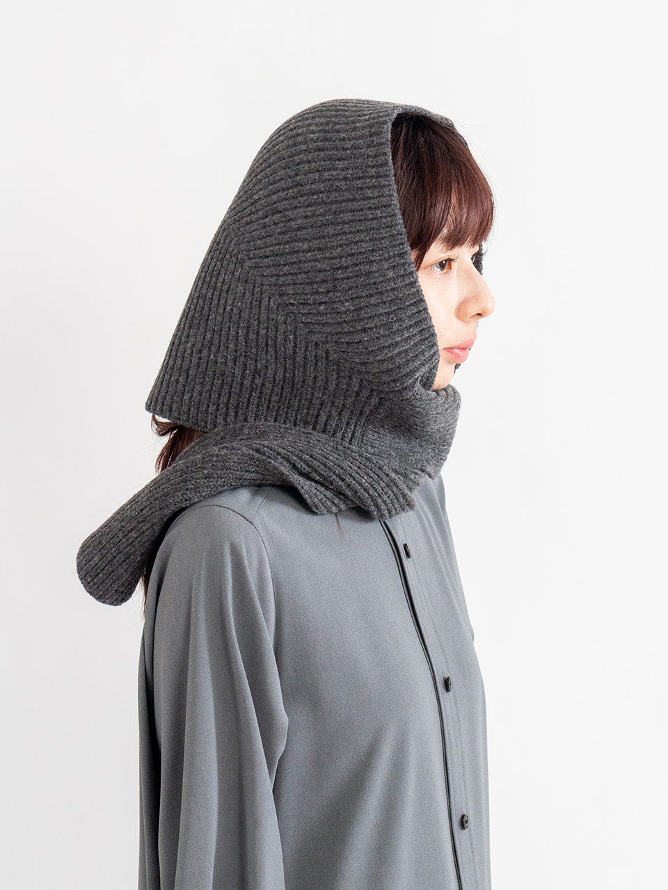 最終価格！2WAY HOODED MUFFLER KNIT 2WAY HOODED MUFFLER KNIT / IVORY – VIAVANDA