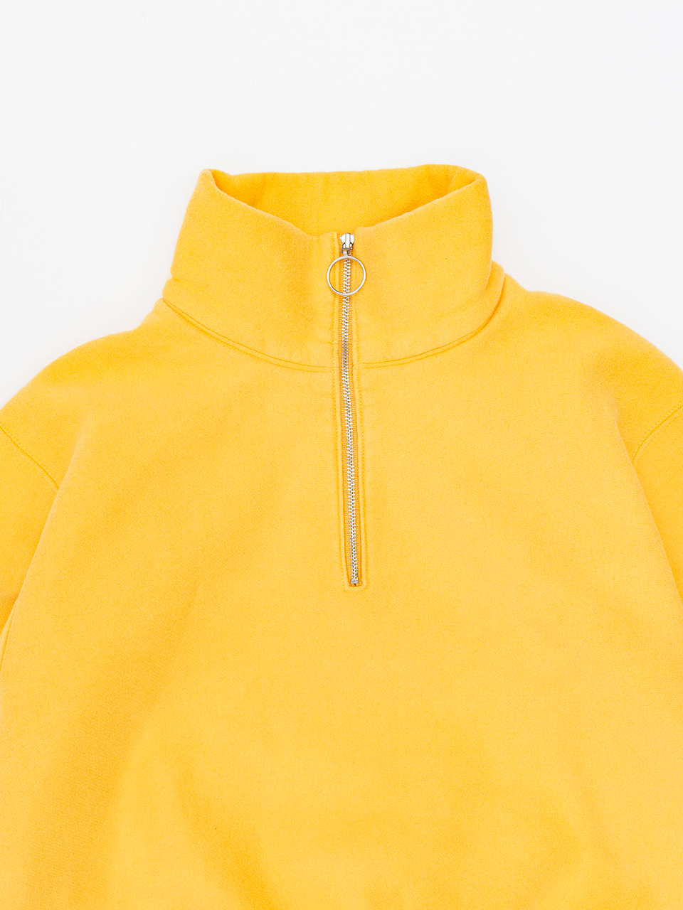 Athletic fleece half zip P/O short-アスレチックフリース