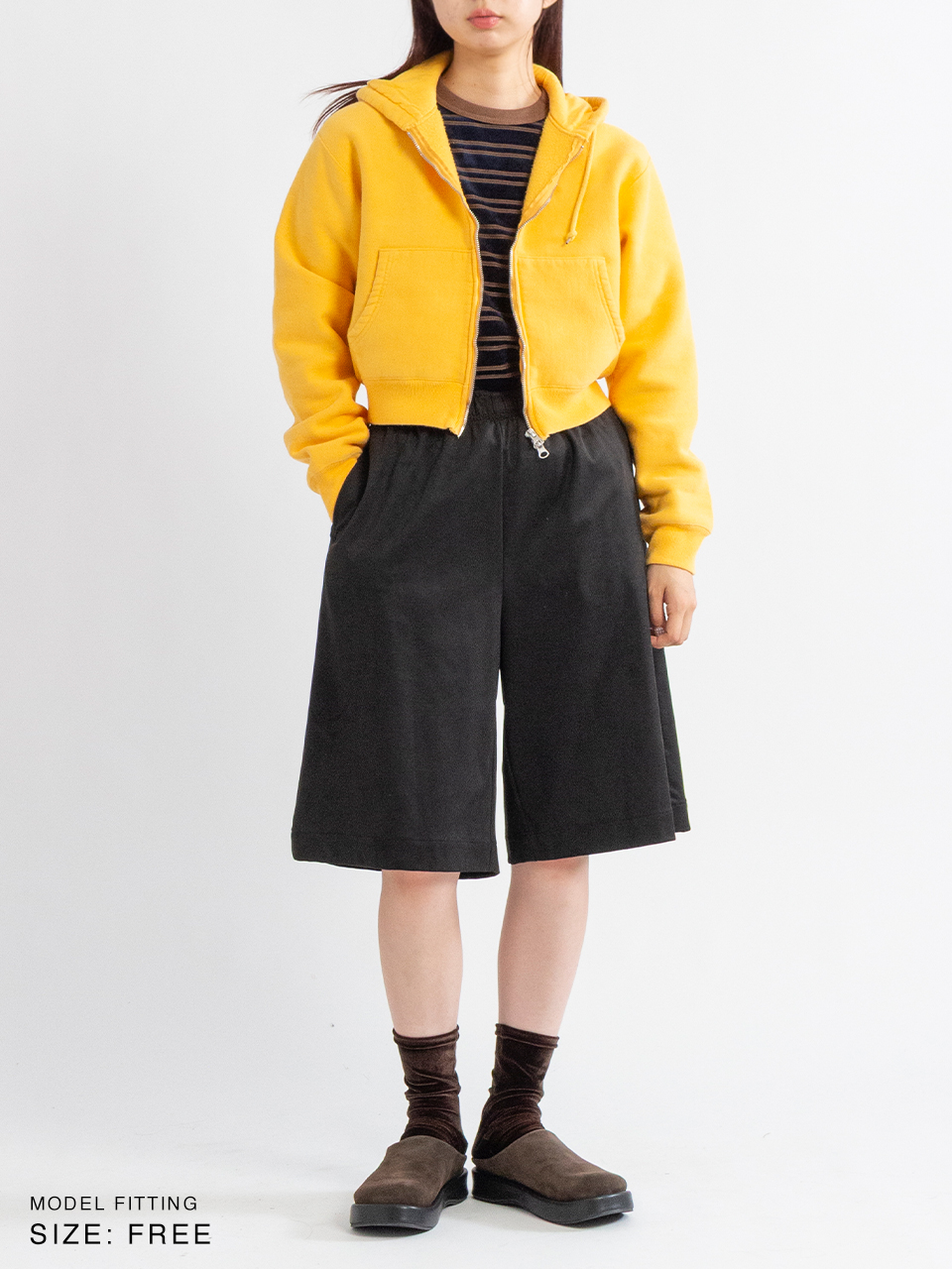 ＜PHEENY＞フリースフーディ Athletic fleece zip up hoodie-アスレチックフリースジップ