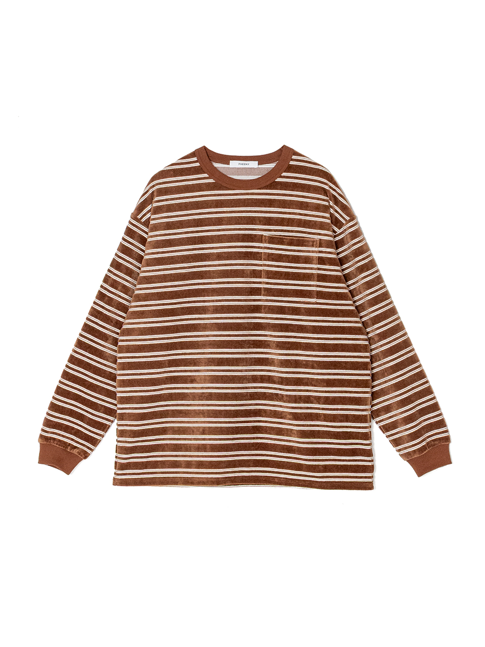 pheeny フィーニー ボーダー トップス トレーナー グリーン 美品 長袖 pheeny フィーニー ボーダー トップス トレーナー グリーン 美品