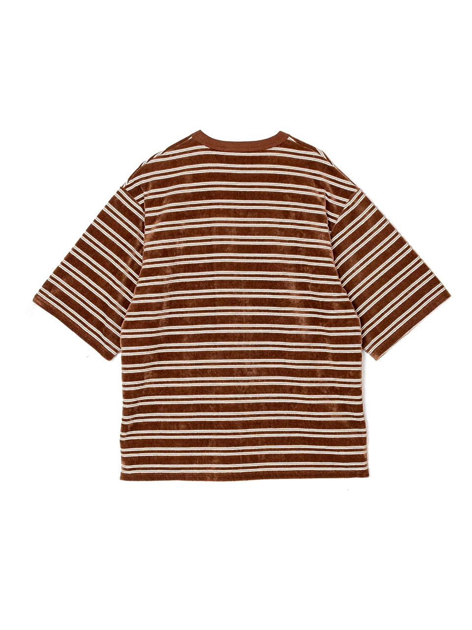 Velvet border S/S-ベルベットボーダーショートスリーブ-PHEENY