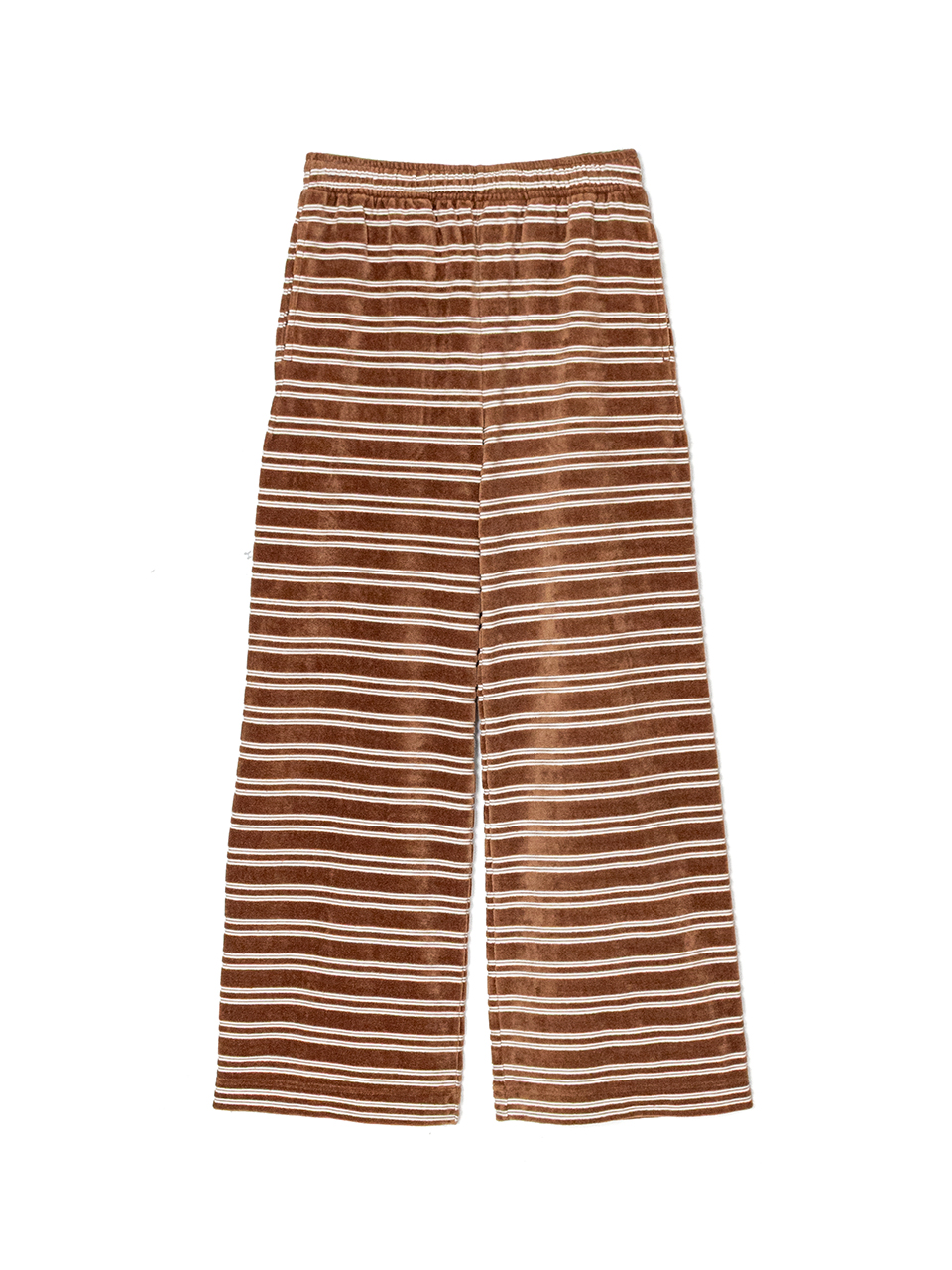 Velvet border wide pants-ベルベットボーダーワイドパンツ