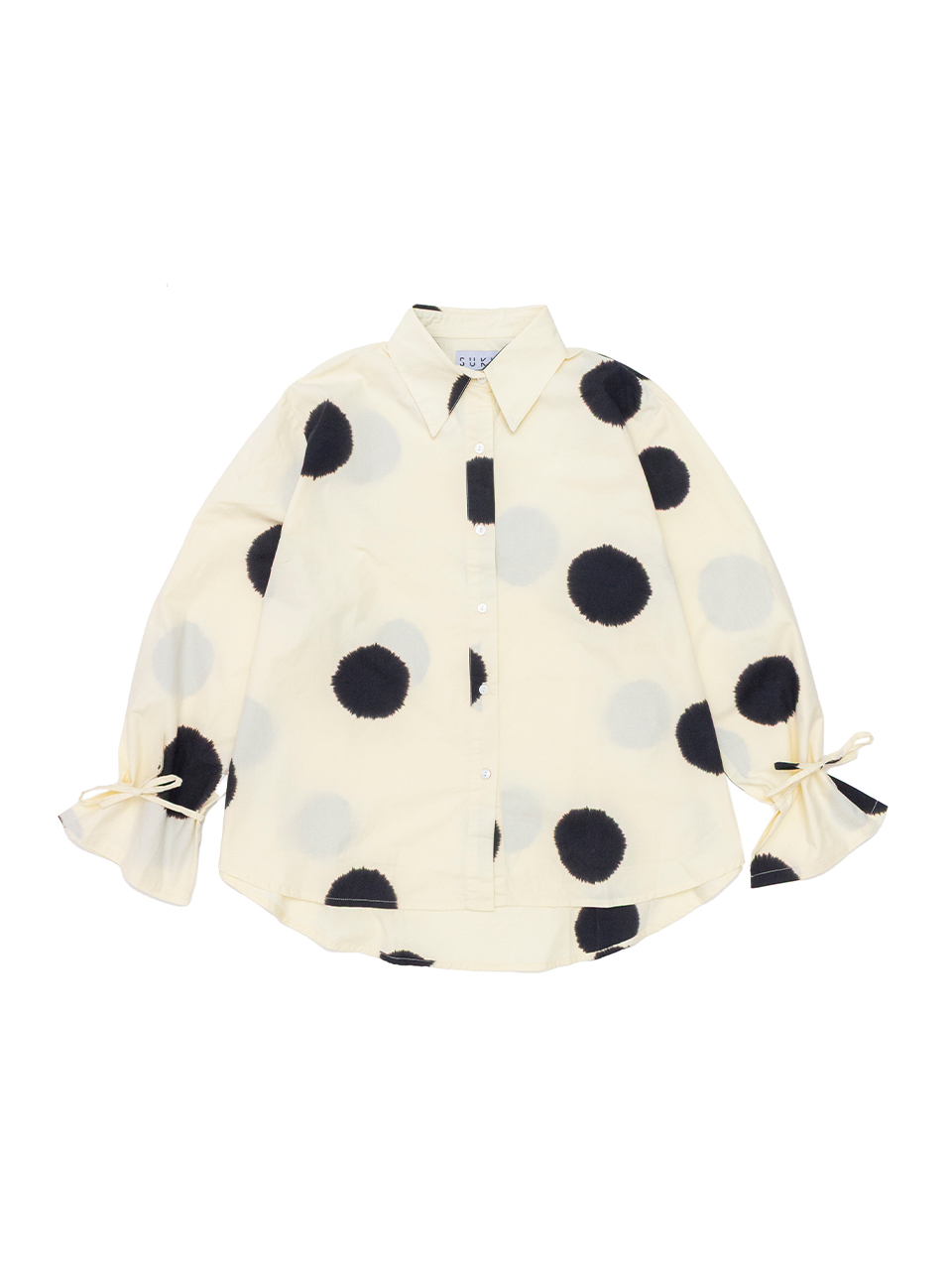 cotton tie pyjama shirt-コットンタイパジャマシャツ-SUKU HOME