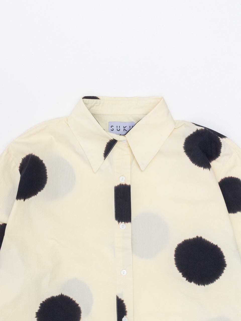 cotton tie pyjama shirt-コットンタイパジャマシャツ-SUKU HOME