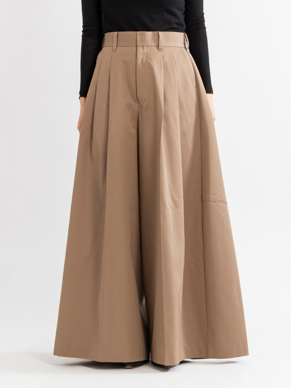 SUPER WIDE LEG PANTS-スーパーワイドレッグパンツ-HYKE（ハイク