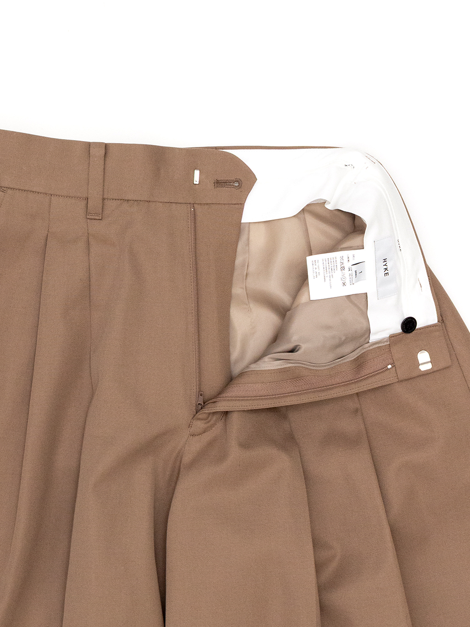 SUPER WIDE LEG PANTS-スーパーワイドレッグパンツ-HYKE（ハイク