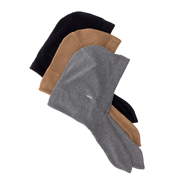 HYKEウール100% ブラウン バラクラバ HYKEウール100% ブラウン バラクラバ HYKEウール100% ブラウン