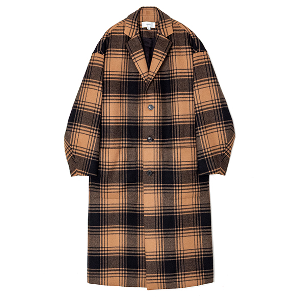 PLAID COAT-プレイドコート-HYKE（ハイク）通販| st company