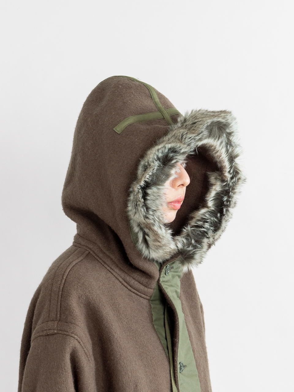 HYKE M-43 FILED PARKA LINER COAT カーキ 送料無料】TYPE M―43 FIELD PARKA LINER