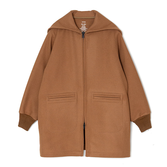 【限定価格✨】HYKE ベージュ　ハイネック フリンジニット　ポンチョ　タートル HYKE | ハイク公式通販｜stcompany