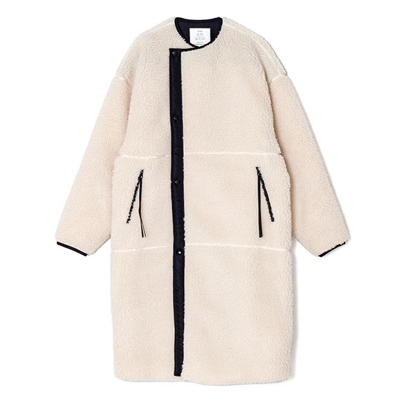 FAUX SHEARLING COAT-フェイクシアリングコート-HYKE（ハイク）通販