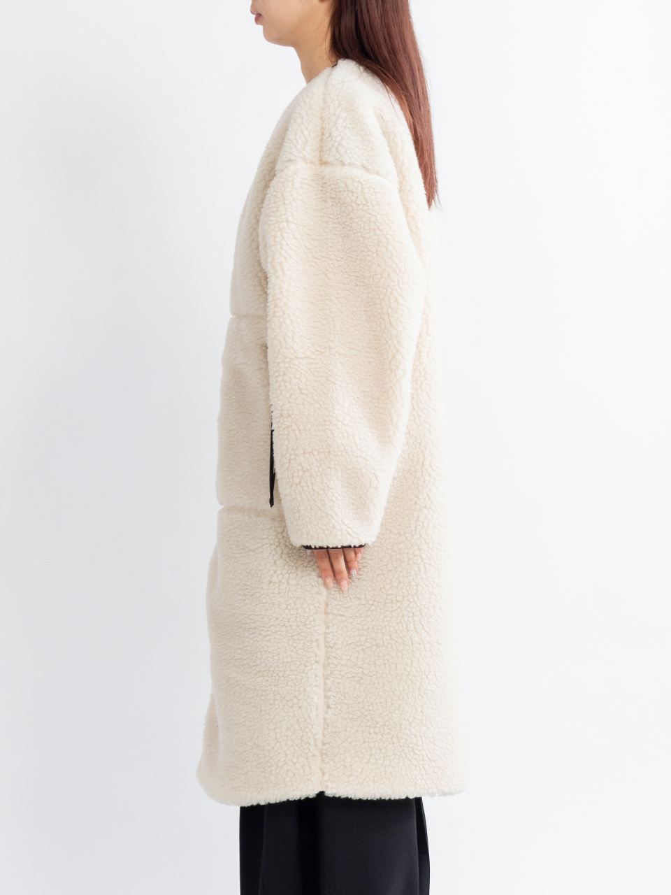 FAUX SHEARLING COAT-フェイクシアリングコート-HYKE（ハイク
