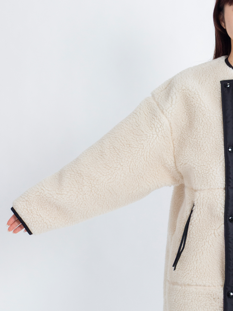 FAUX SHEARLING COAT-フェイクシアリングコート-HYKE（ハイク）通販