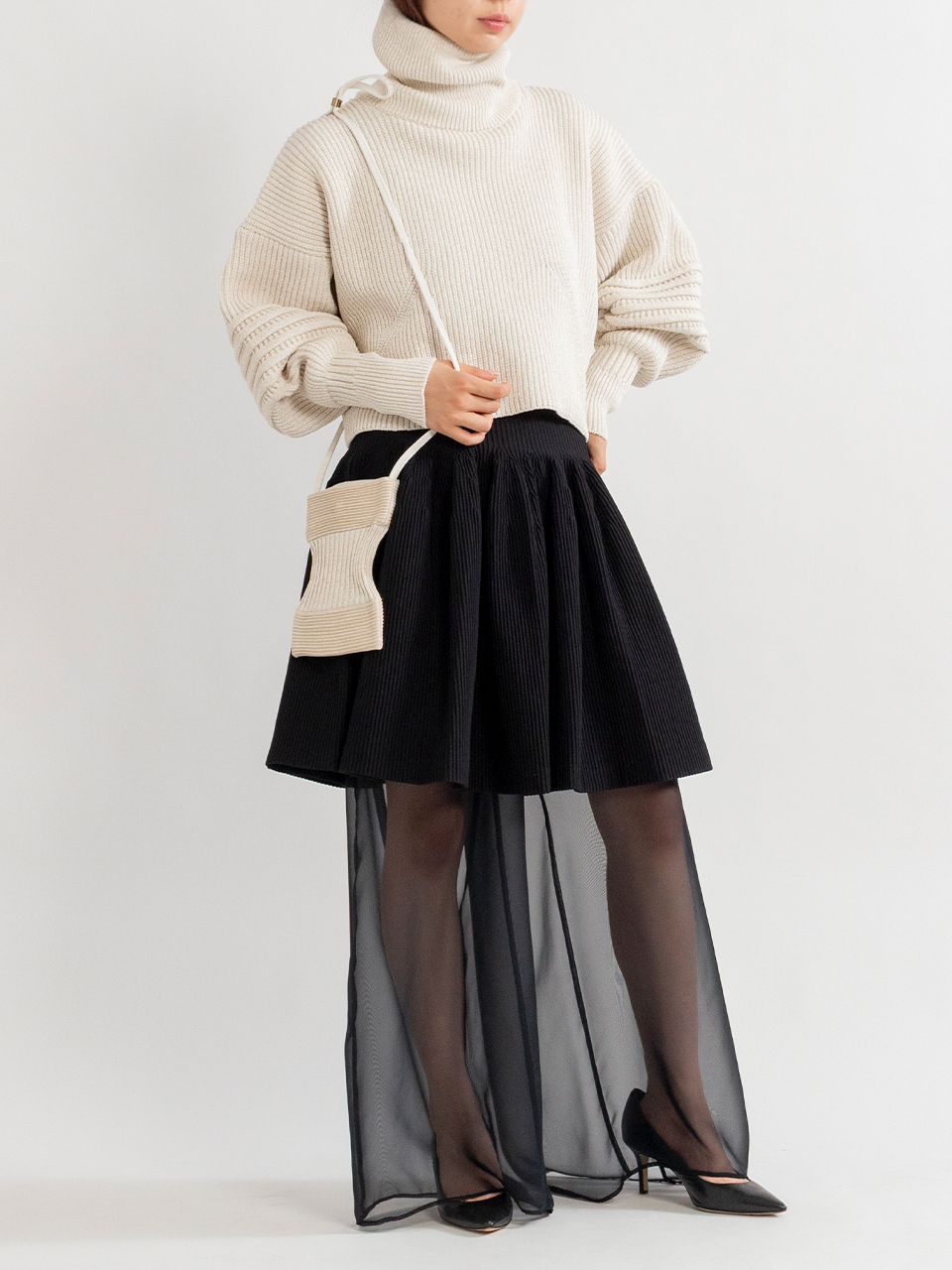 HYPHA MINI SKIRT-ハイファミニスカート-CFCL（シーエフシーエル