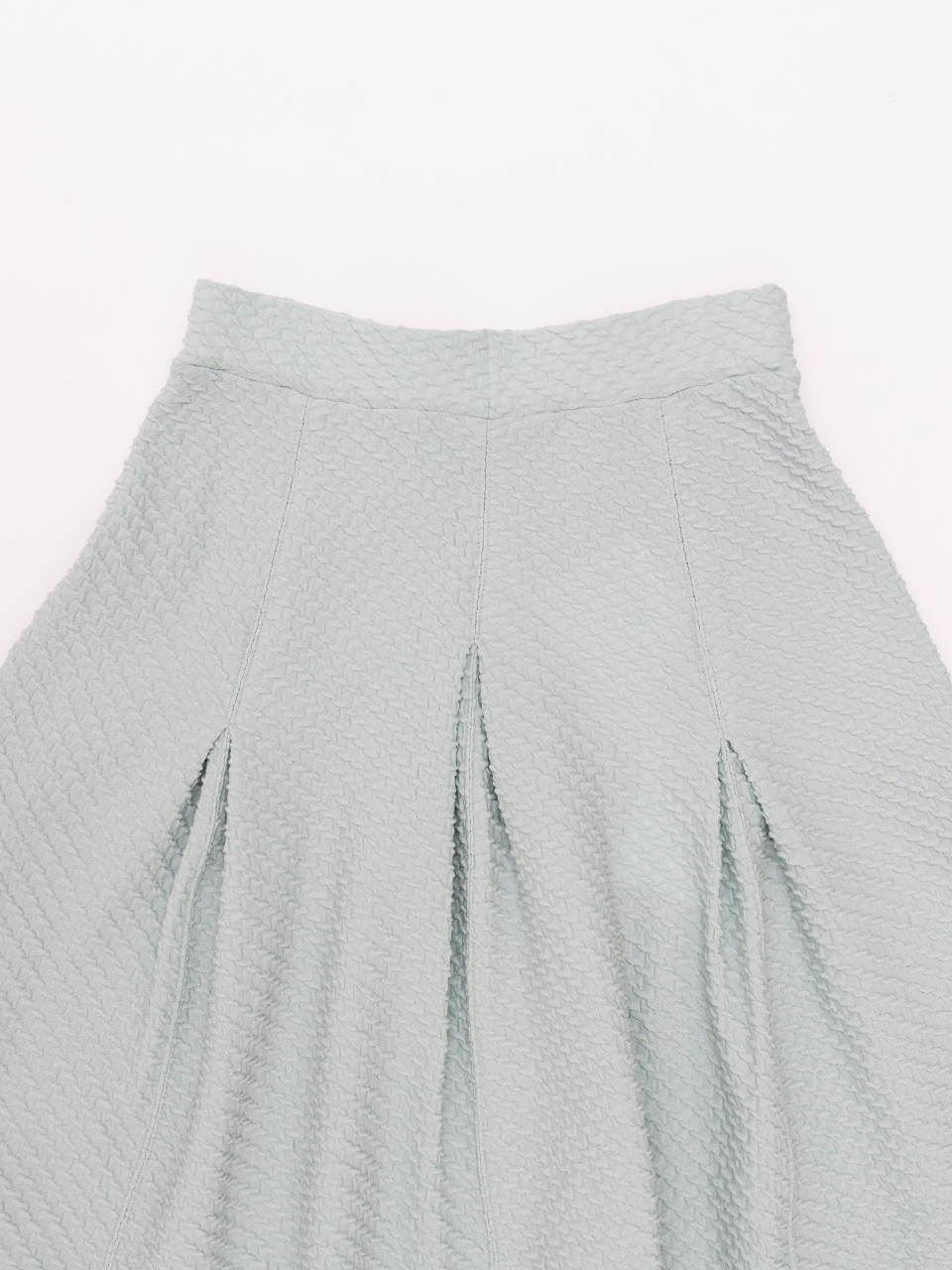 Shirring Jersey Jacquard Flare Skirt-シャーリングジャージ