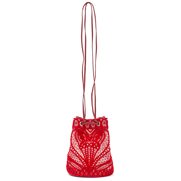 Cording Embroidery Bucket Bag-コーデイングエンブロイダリーバケット