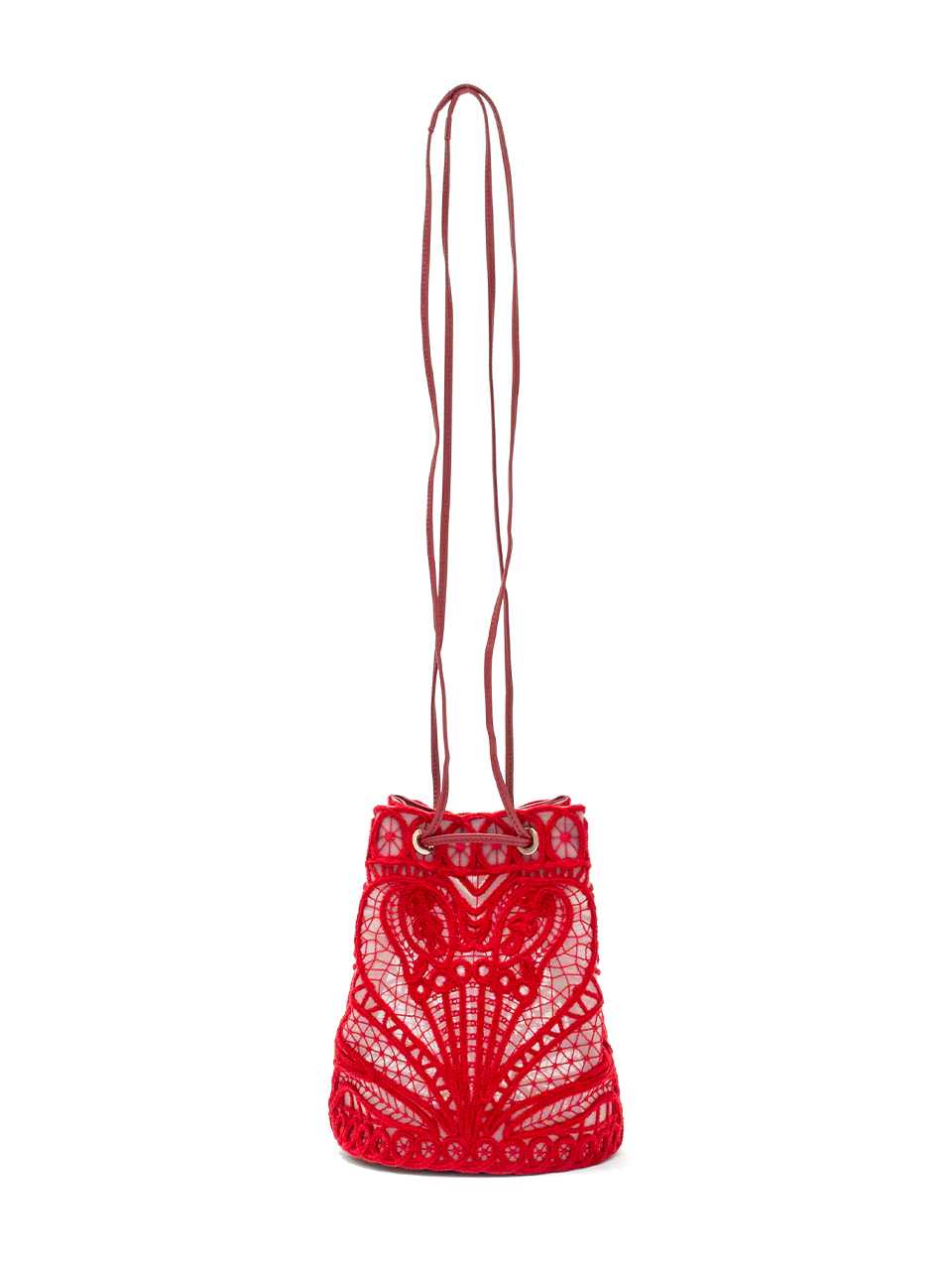 Cording Embroidery Bucket Bag-コーデイングエンブロイダリーバケット