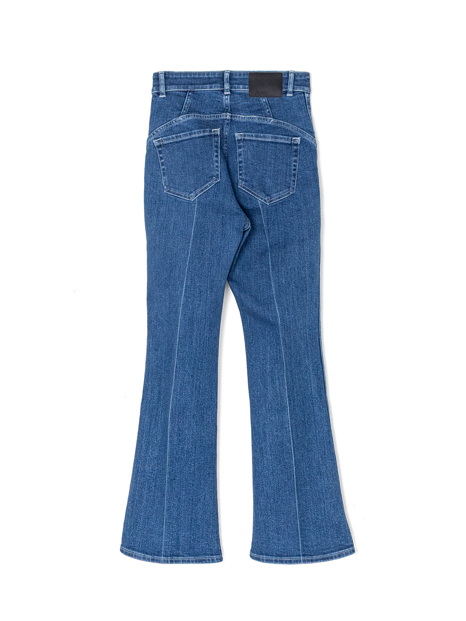 【マメ クロゴウチ】フレア デニム ブーツカット サイズ1 Stretch Cropped Flare Jeans-ストレッチクロップドフレア