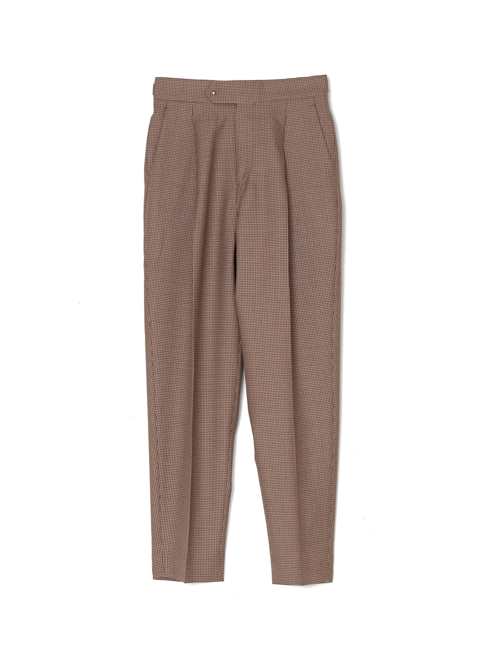 HOUNDSTOOTH TAPERED PANTS-ハウンドトゥーステーパードパンツ
