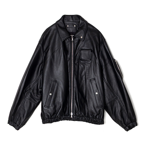 SHEEP LEATHER FLIGHT JACKET-シープレザーフライトジャケット-ssstein