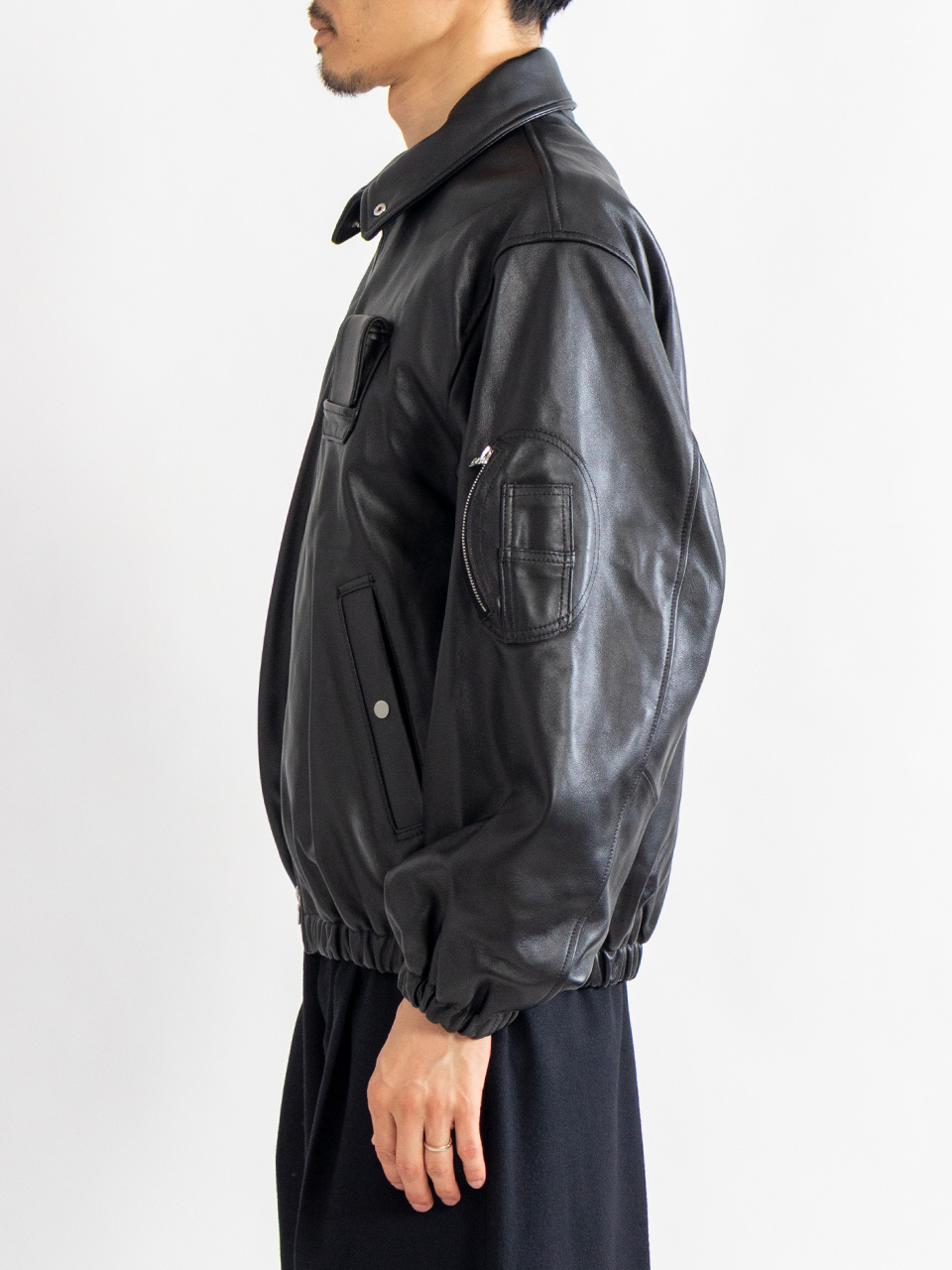 SHEEP LEATHER FLIGHT JACKET-シープレザーフライトジャケット