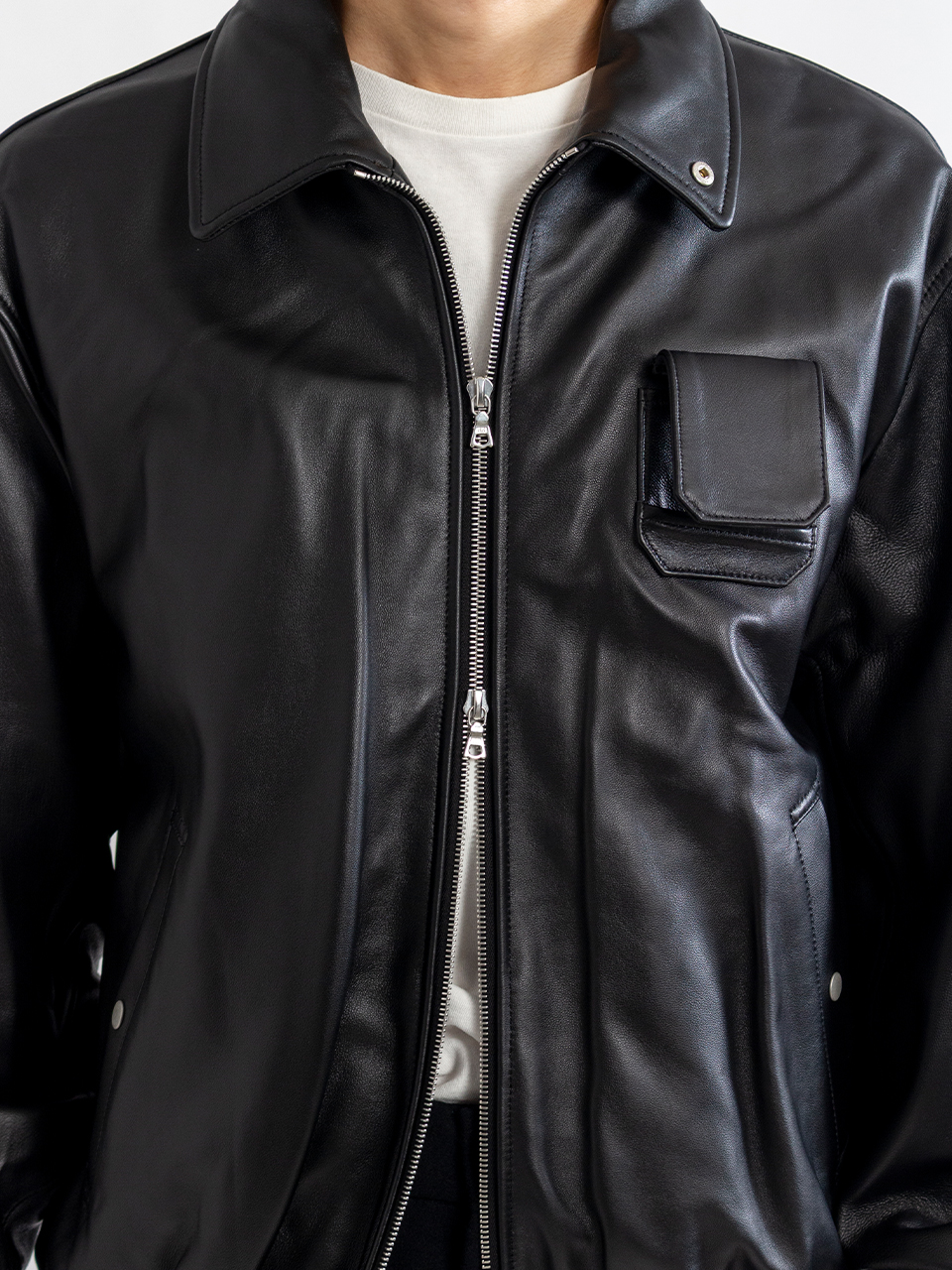 sssstein SHEEP LEATHER FLIGHT JACKET レザー SHEEP LEATHER FLIGHT JACKET – ssstein