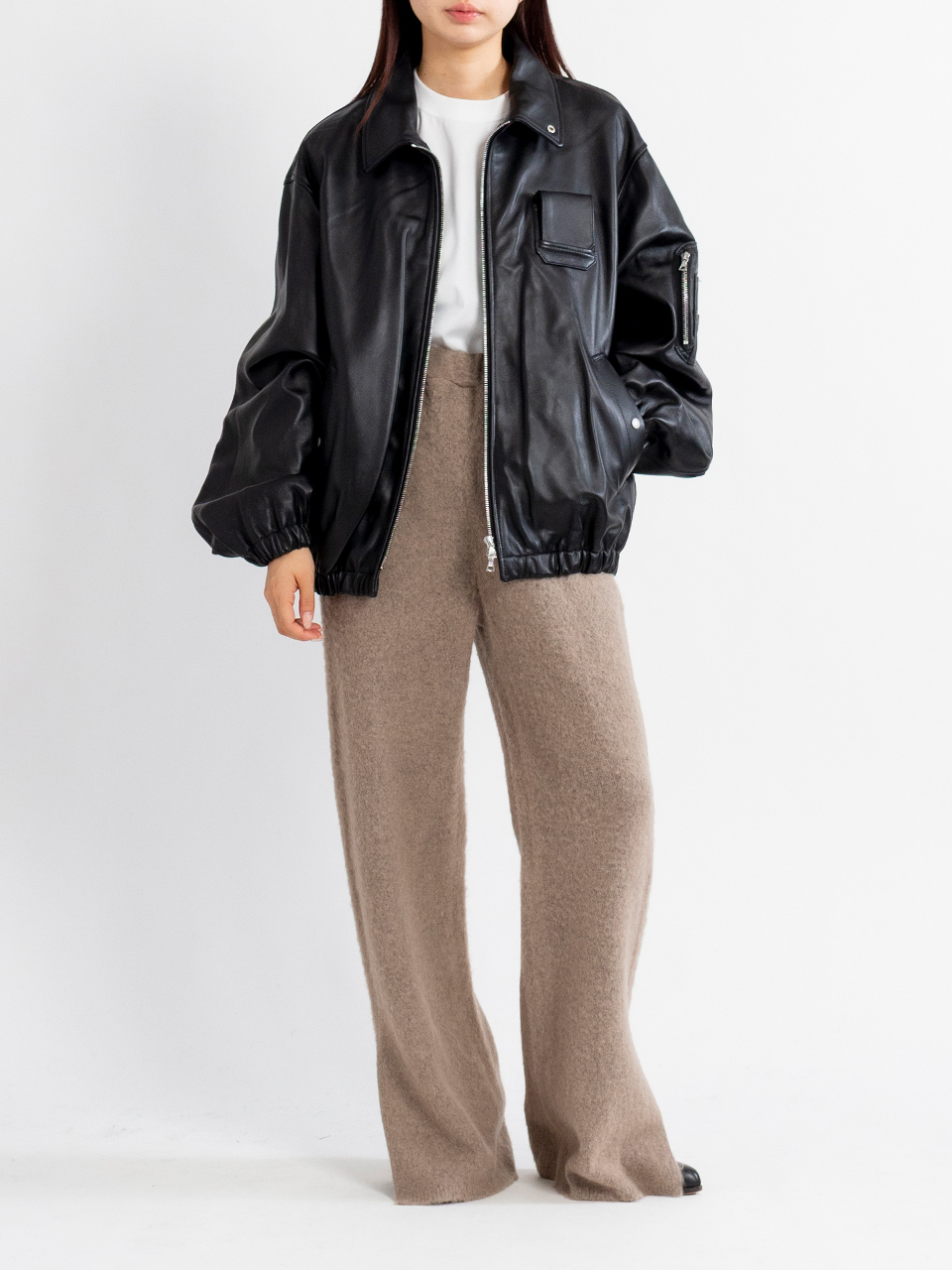 SHEEP LEATHER FLIGHT JACKET-シープレザーフライトジャケット