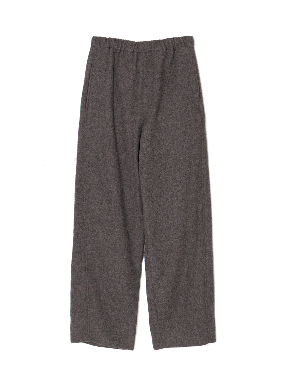 WOOL / CASHMERE FLEECE EASY TWIST TROUSERS-ウールカシミヤフリース