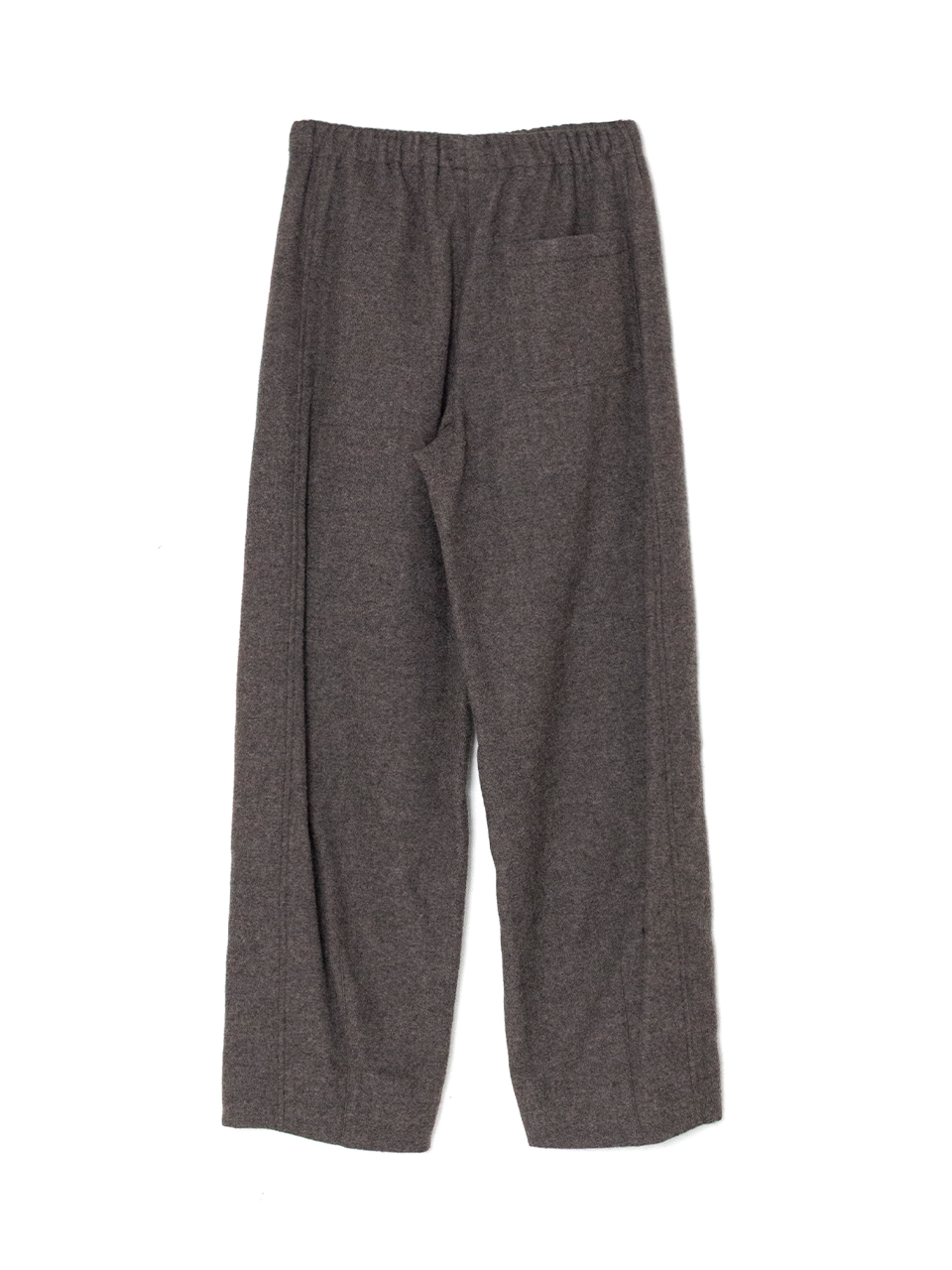W*d様 attachment cashmere wool easy pants WOOL / CASHMERE FLEECE EASY TWIST TROUSERS-ウールカシミヤフリース