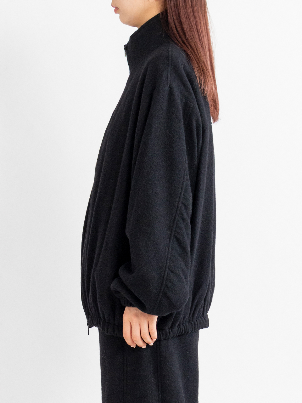 WOOL / CASHMERE FLEECE ZIP JACKET-ウールカシミヤフリースジップ