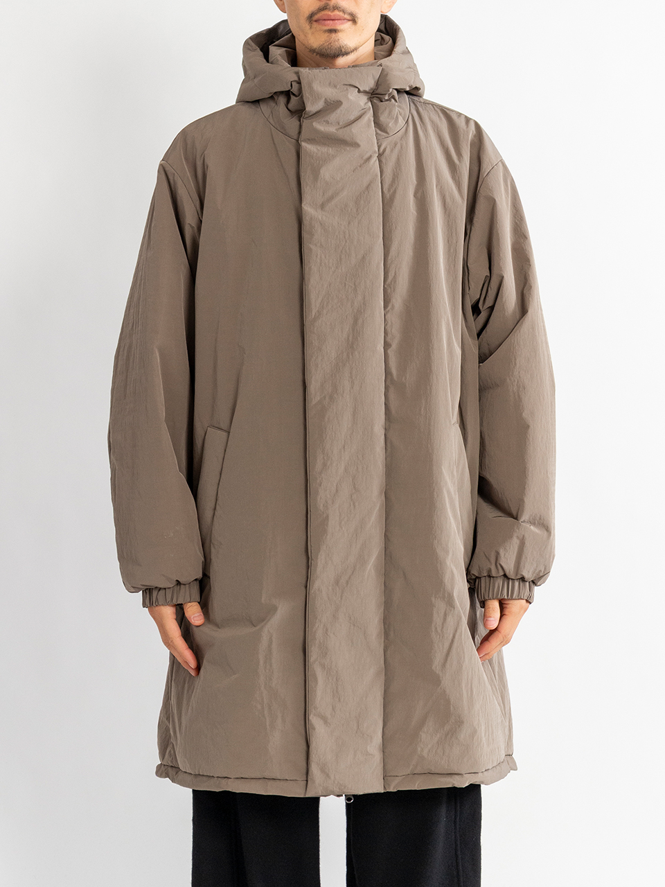 OVERSIZED PADDED HOODY COAT-オーバーサイズパッドフーディー
