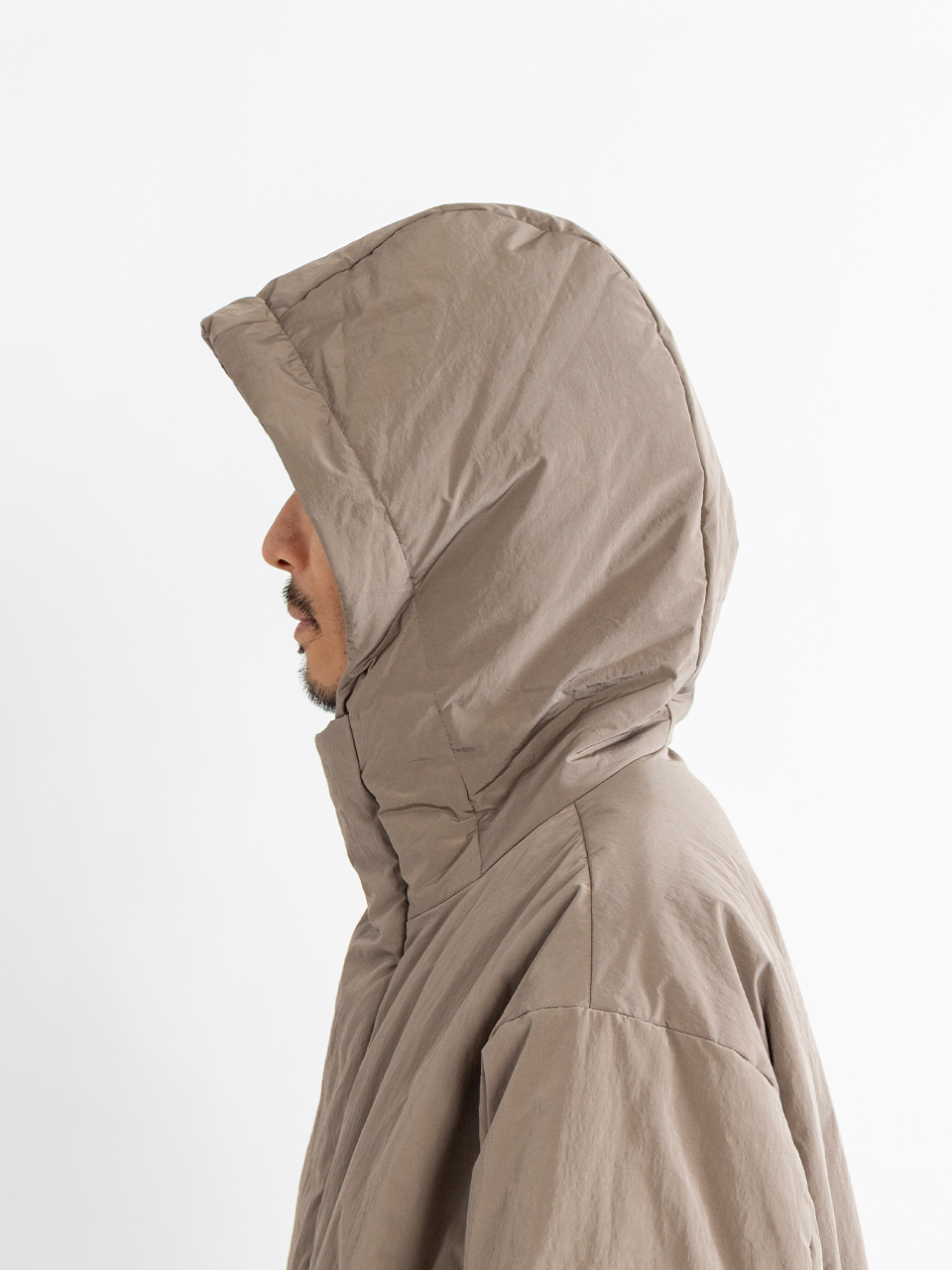OVERSIZED PADDED HOODY COAT-オーバーサイズパッドフーディー
