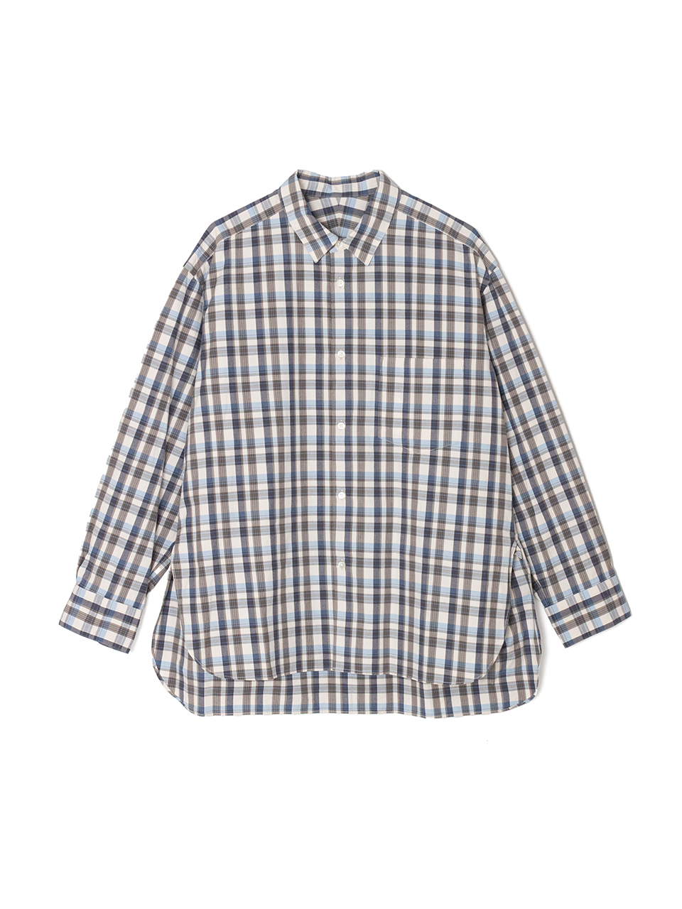 REGULAR COLLAR L/S SHIRTS-レギュラーカラーロングスリーブシャツ-URU