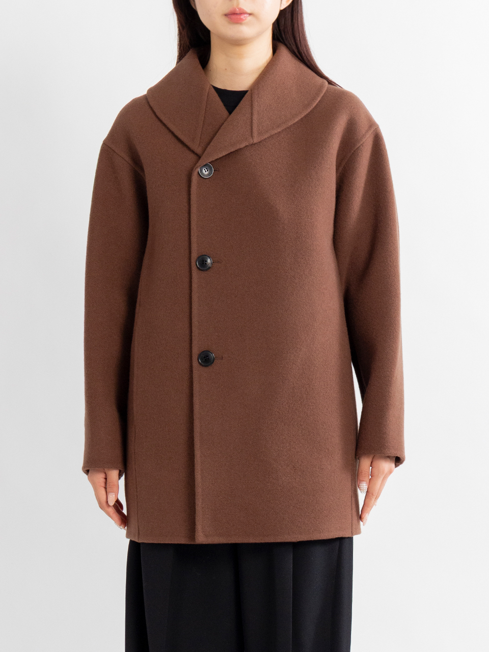 HYKE 20FW DOUBLE FACE COAT ストール HYKE 20FW DOUBLE FACE COAT ストール HYKE(ハイク)】 DOUBLE