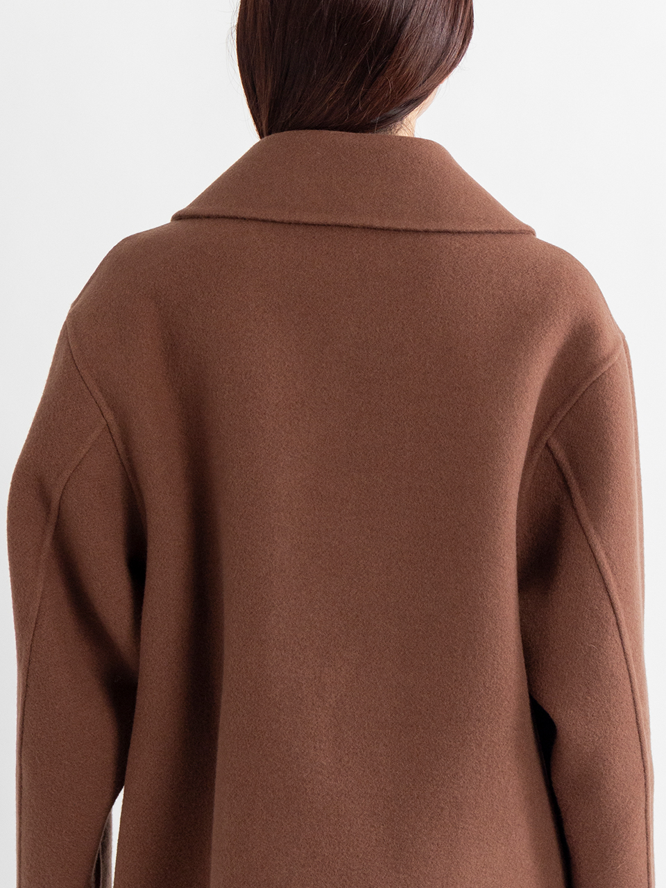 Y's ウールシルク ジャガード ショールカラーコート2 DOUBLE FACE SHAWL COLLAR COAT-ダブルフェイスショールカラー